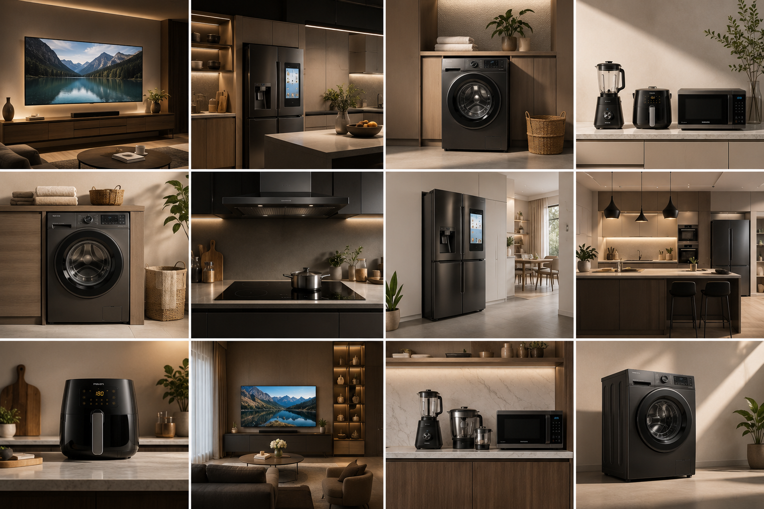 Selection of small home appliances